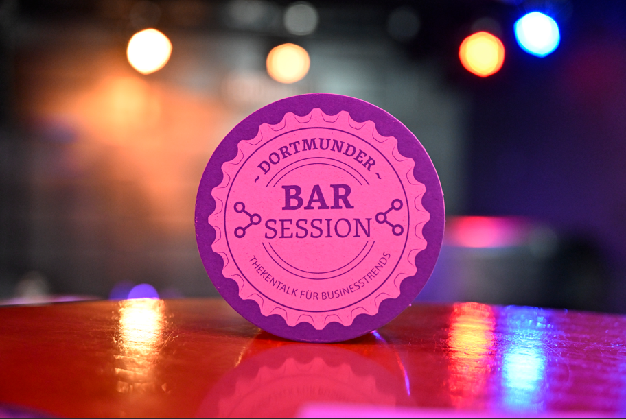 BARsession visual representation of the lettering